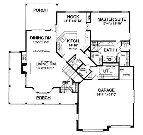 Desoto Pass Country Home Plan 030D-0158 | House Plans and More