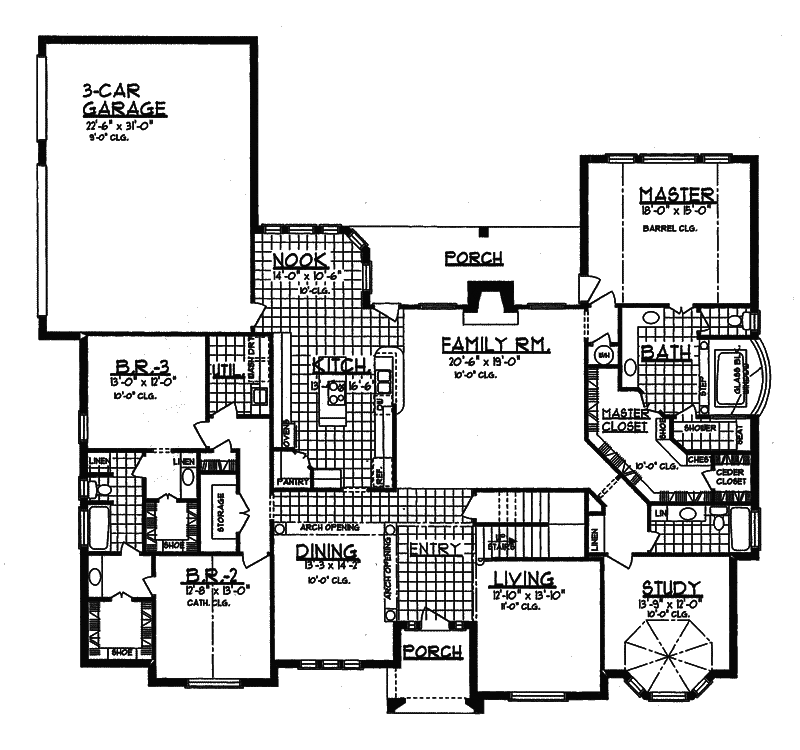 Glen Hollow Tudor Home Plan 031D-0036 - Search House Plans and More