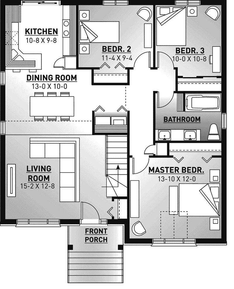 Marblemount Single Story Home Plan 032D0063 House Plans