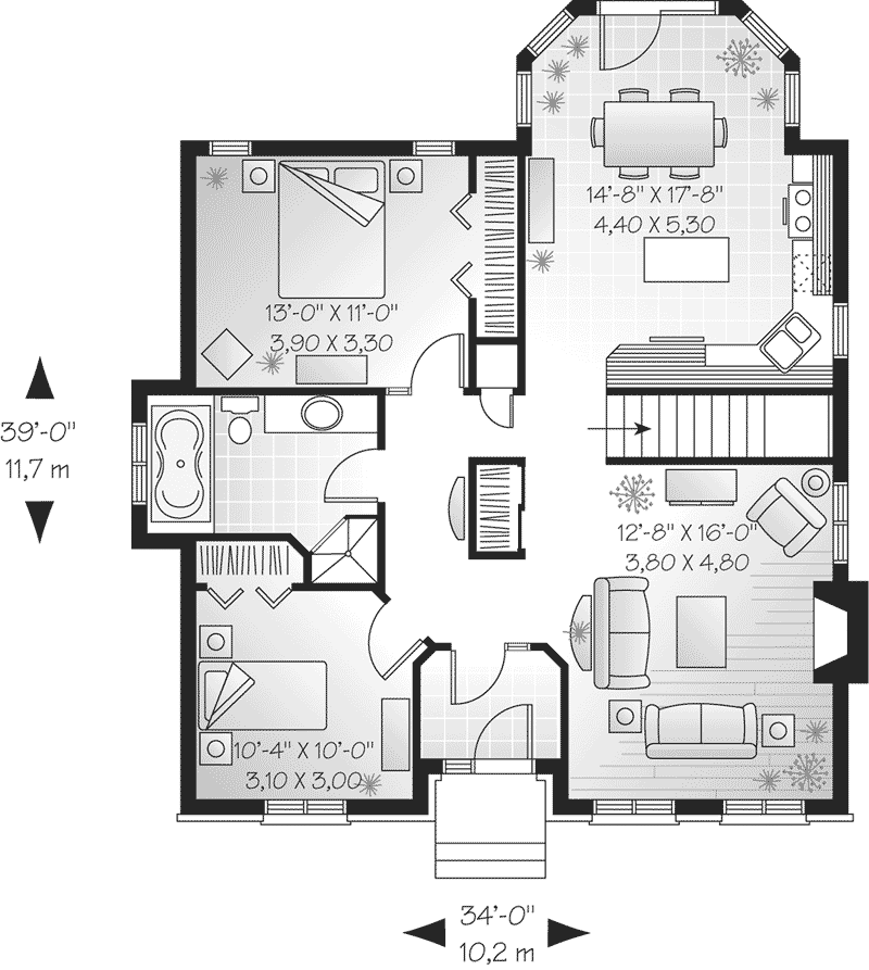 Wadleigh Ranch Home Plan 032D-0110 - Shop House Plans and More