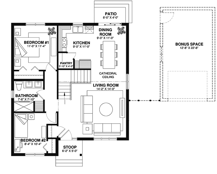  La  Prairie Narrow  Lot  Home  Plan  032D 0111 House  Plans  