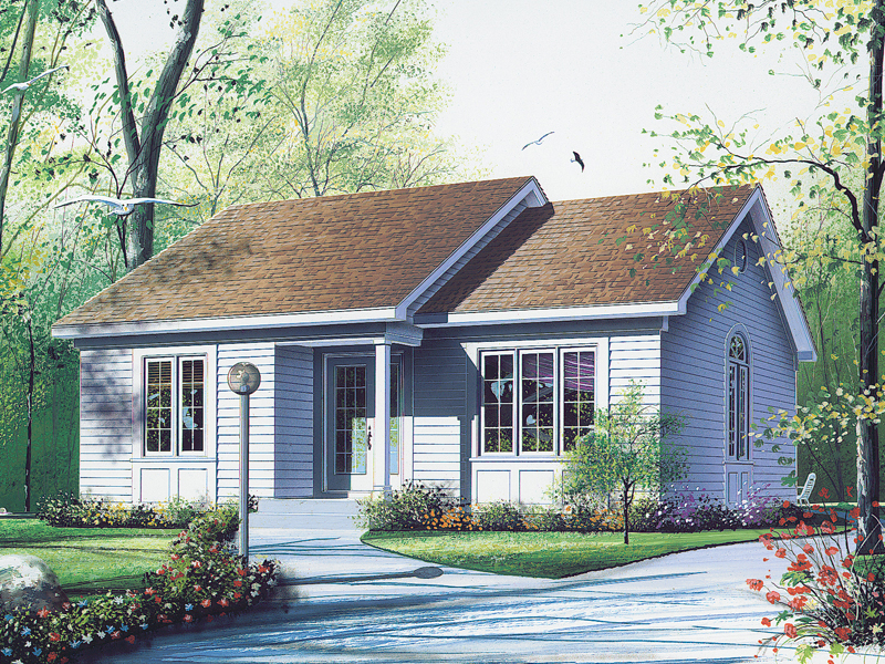  La  Prairie Narrow  Lot  Home  Plan  032D 0111 House  Plans  