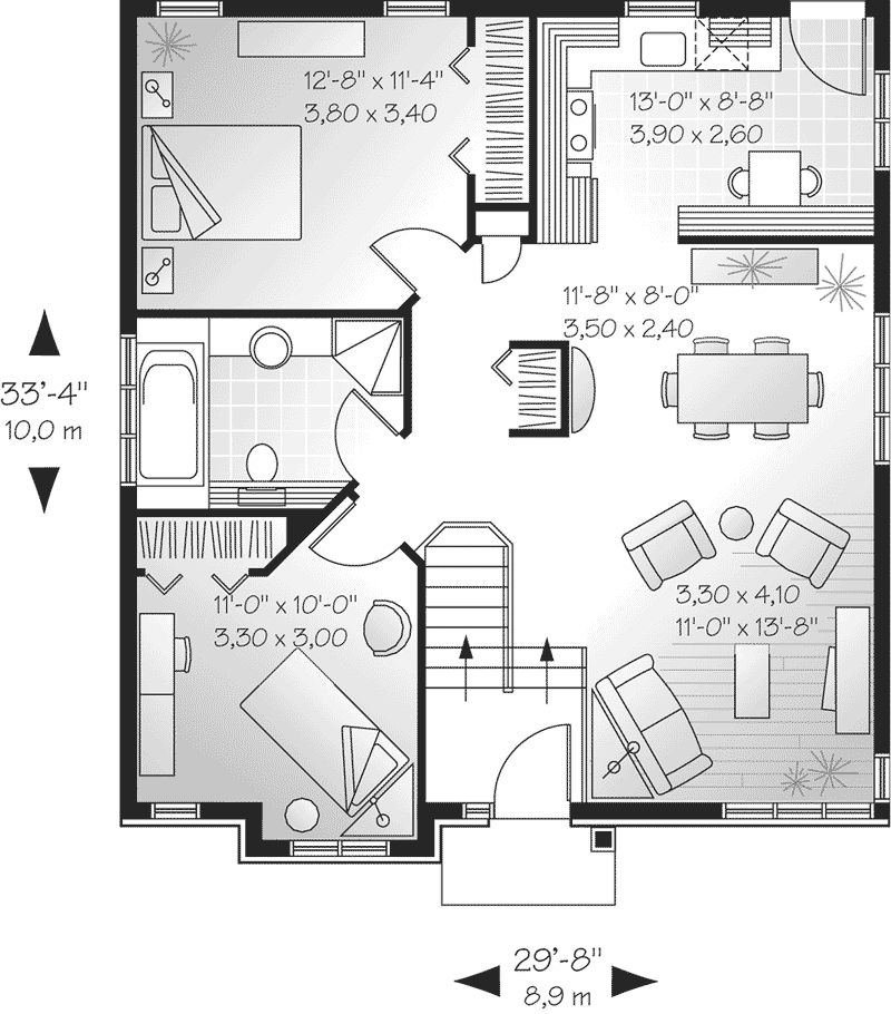 Syracuse Narrow Lot Home Plan 032D-0144 | House Plans and More