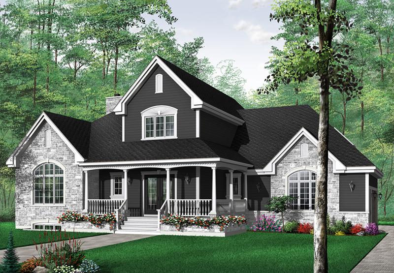 Laurenburg Country Farmhouse Plan 032D-0231 - Shop House Plans and More