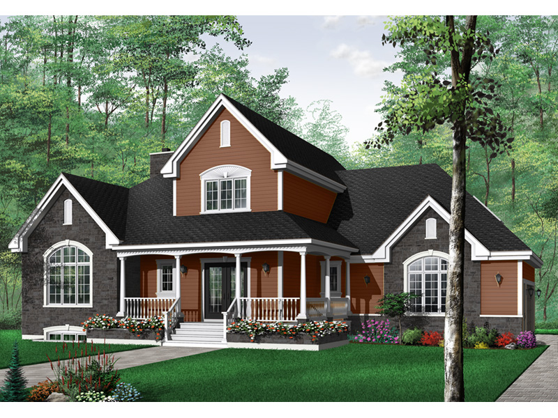 Laurenburg Country Farmhouse Plan 032D-0231 - Shop House Plans and More