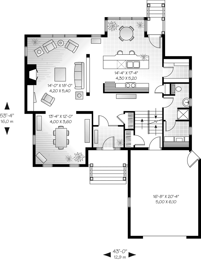 First Floor - Walbrook Park Traditional Home 032D-0234 | House Plans and More