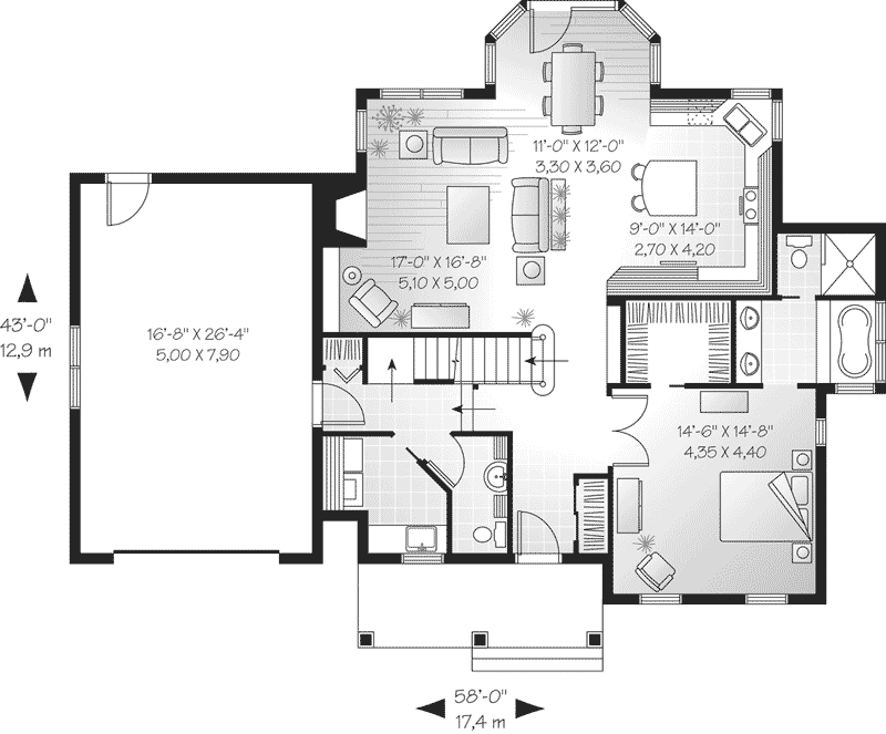 Jackson Crest Traditional Home Plan 032D-0244 - Search House Plans and More