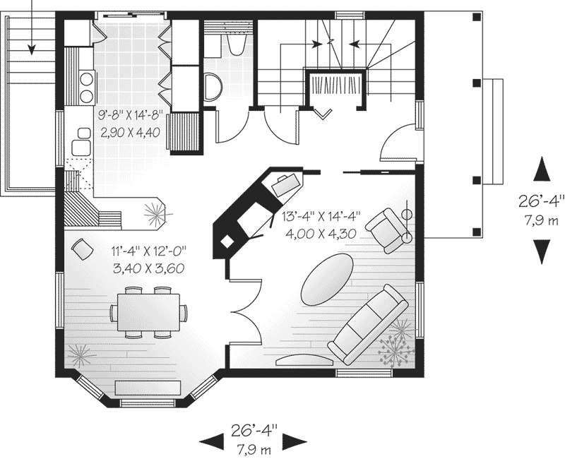 Topsider Salt Box Style Home Plan 032D-0364 | House Plans ...