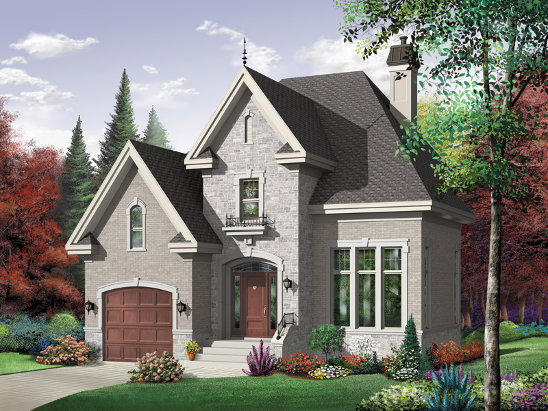 Front Image - Fletcher Manor European Home 032D-0427 | House Plans and More