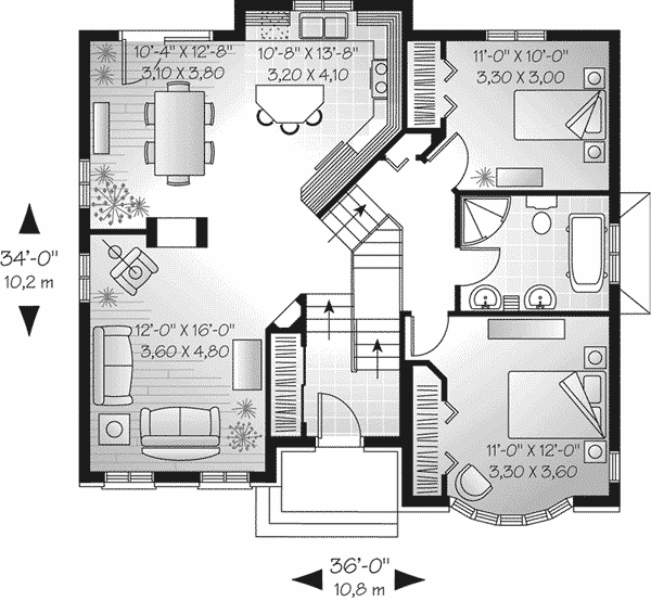 Hitchcock Hill English Home Plan 032d-0438 