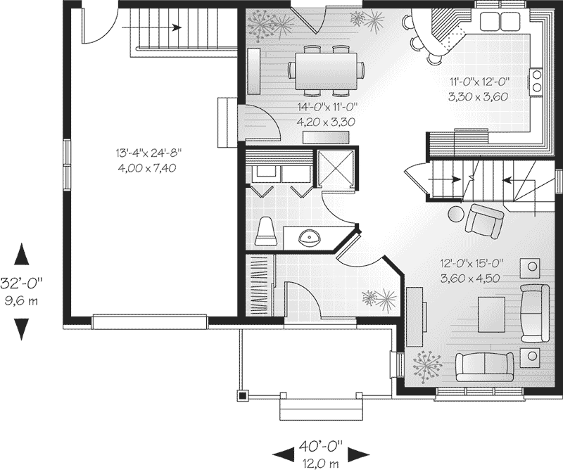 Dutch Hill Country Home Plan 032D 0469 House Plans And More   032D 0469 Floor1 8 