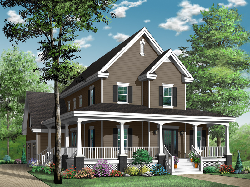 Woodbury Country Home Plan 032D-0478 - Shop House Plans and More