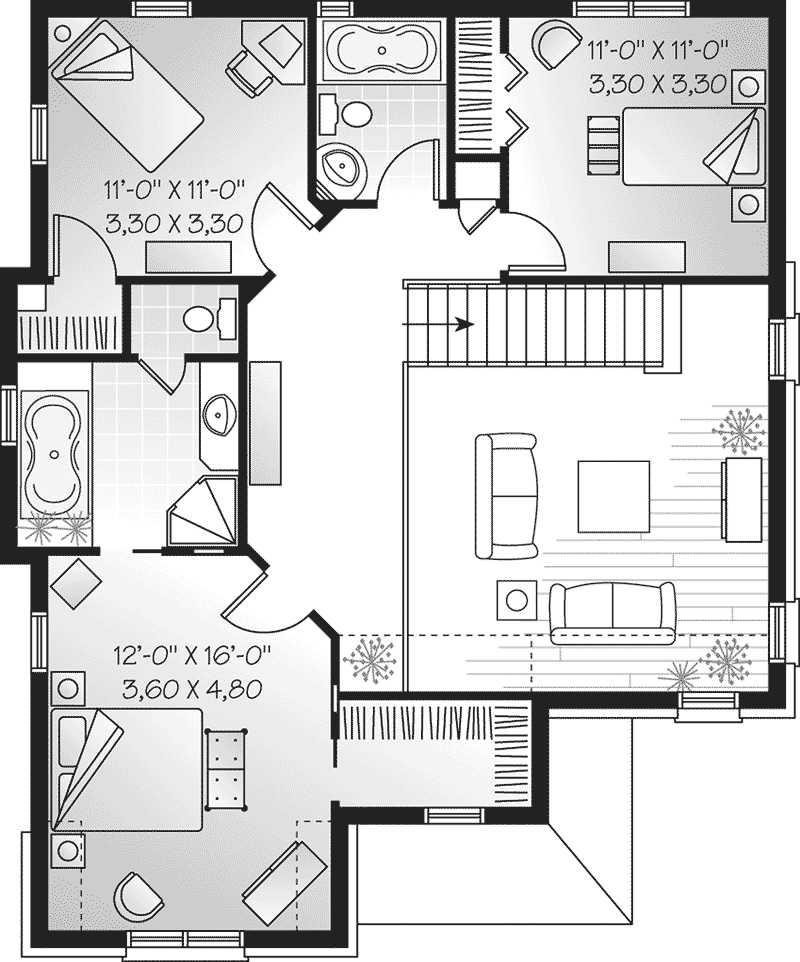 Versailles Narrow Lot Home Plan 032d 0499 House Plans And More