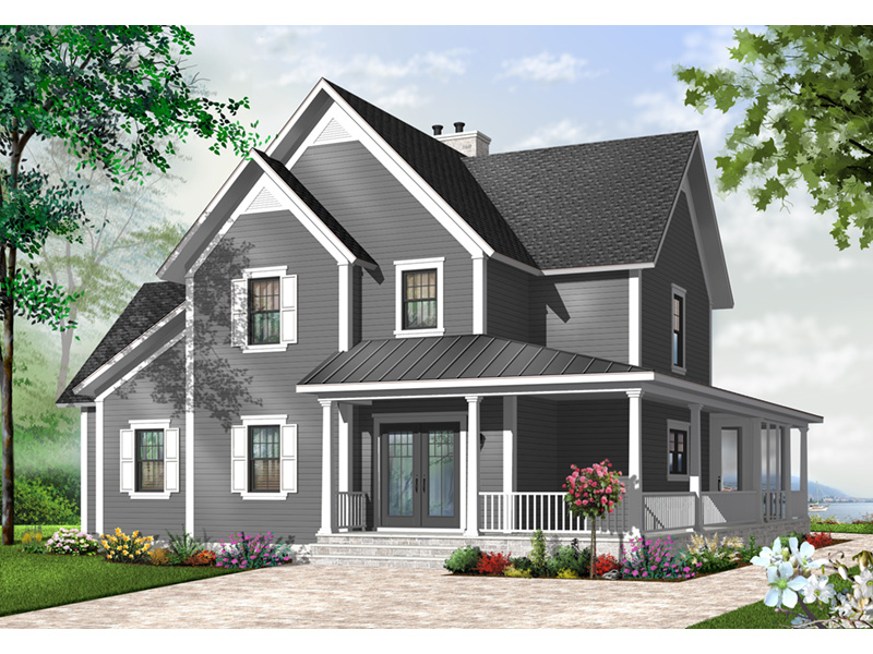 Huntington Mills Farmhouse Plan 032D-0523 - Search House Plans and More