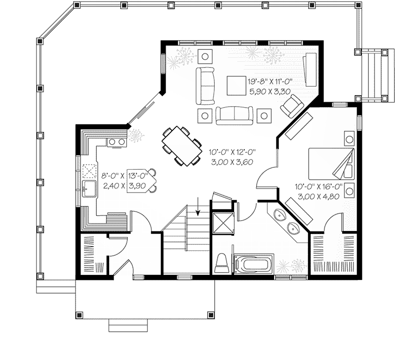 Beaumont Creek Cottage Home Plan 032D-0526 - Search House Plans and More