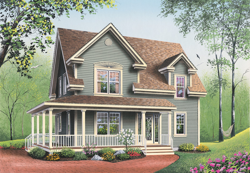 Southern House Plan Front Image - Marion Heights Farmhouse 032D-0552 | House Plans and More