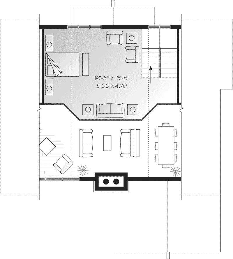 Adeline Place A Frame Home Plan 032D 0606 Search House Plans And More