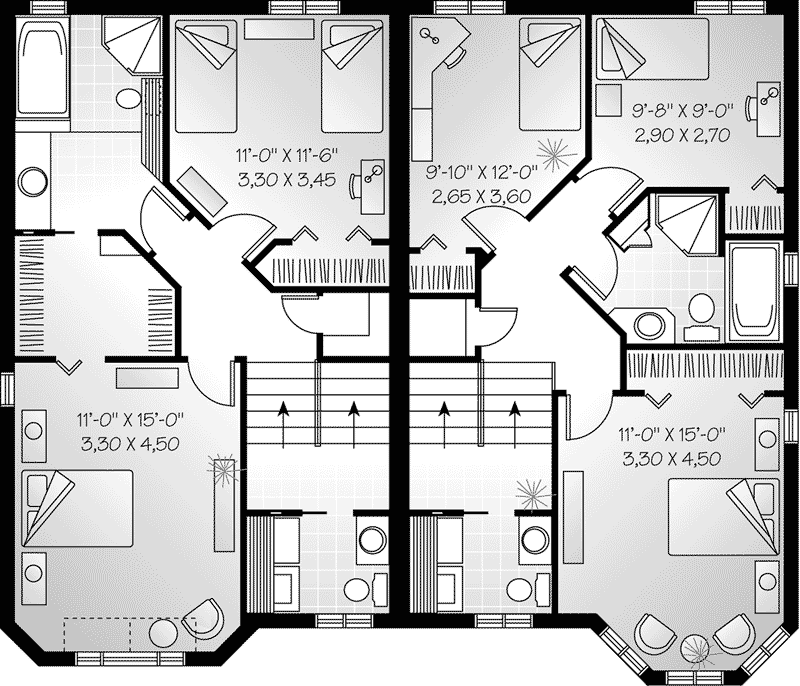 dual family home plans