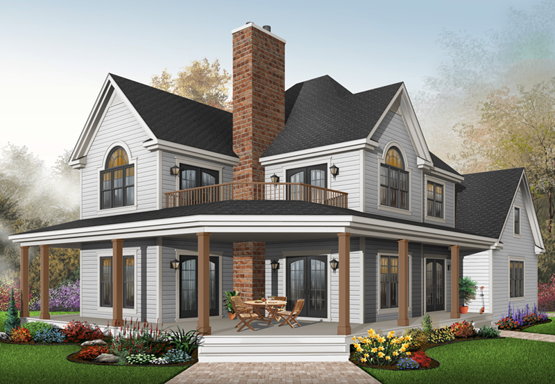 Laurel Hill Country Farmhouse Plan 032D 0702 Shop House Plans And More
