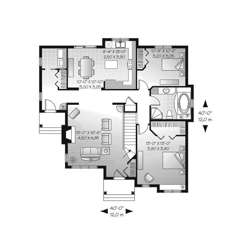 Larbrook Early American Home Plan 032D0722 House Plans