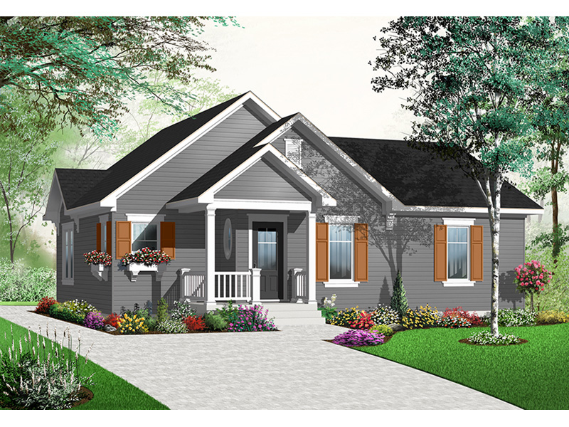 Pauline Country Ranch Home Plan 032D-0732 - Shop House Plans and More