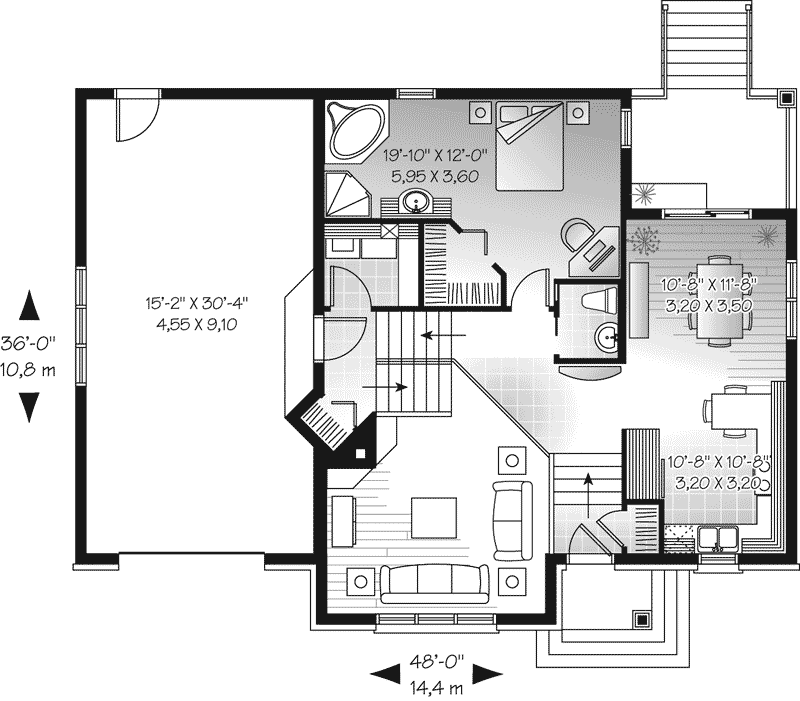 Flowerhill Farm Bungalow Home Plan 032D-0751 - Search House Plans and More