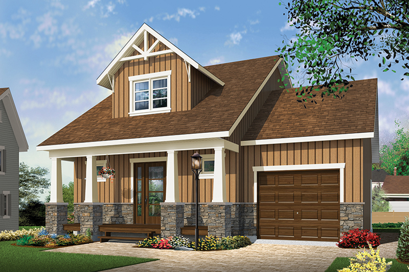 Country House Plan Front of Home - 032D-0808 | House Plans and More