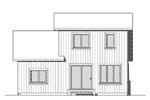 Country House Plan Rear Elevation - 032D-0808 | House Plans and More