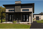 Cabin & Cottage House Plan Front of House 032D-0813