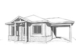 Mountain House Plan Front Image of House - Fenton Craftsman Home 032D-0815 - Search House Plans and More
