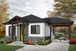 Mountain House Plan Front of House 032D-0815