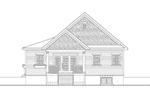 Country House Plan Rear Elevation - Floralea Country Home 032D-0822 - Search House Plans and More