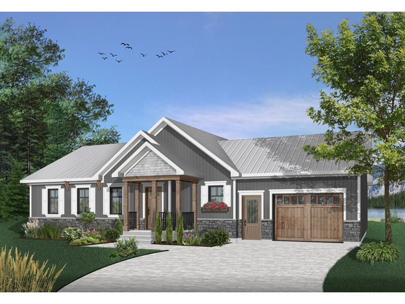 Gareth Craftsman Ranch Home Plan 032D-0823 - Search House Plans and More