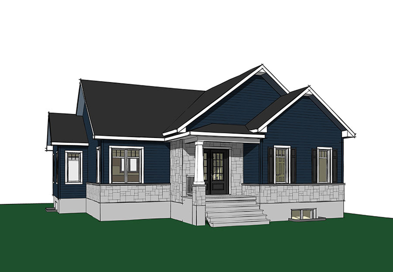 Cabin & Cottage House Plan Front Image - Westcroft Country Home 032D-0826 - Shop House Plans and More