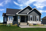 Ranch House Plan Front of House 032D-0826