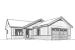 Traditional House Plan Front Image of House - Martin Creek Country Home 032D-0827 - Shop House Plans and More