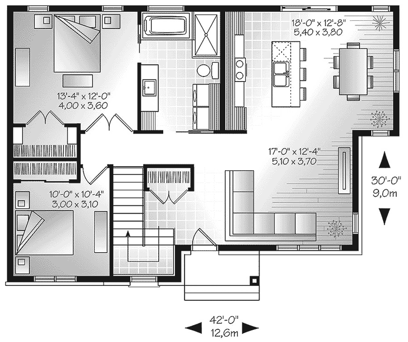 Florida Home Plan First Floor 032D-0829