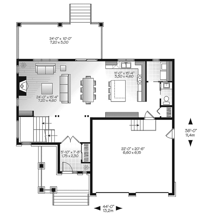 Mikara Modern Craftsman Home Plan 032d-0848 - Shop House Plans And More