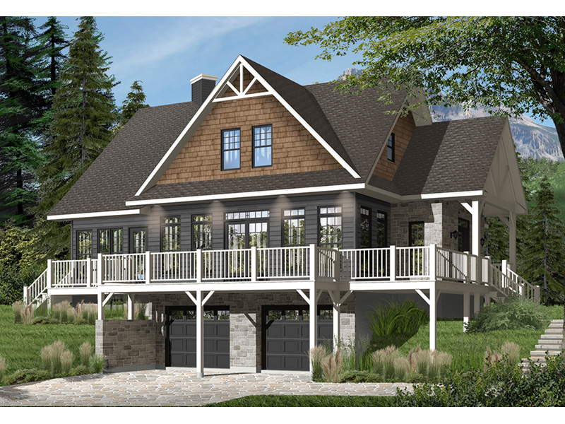 Overlook Vacation Home Plan 032D-0858 - Shop House Plans and More