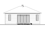 Vacation House Plan Rear Elevation - Camille Hill 032D-0963 - Search House Plans and More