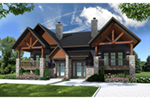 Craftsman House Plan Front of House 032D-1035