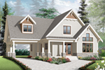 Ranch House Plan Front of House 032D-1082