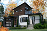 Contemporary House Plan Front Photo 01 - Joshua Modern Home 032D-1108 - Search House Plans and More