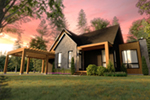 Rustic House Plan Front of House 032D-1120