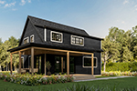 Traditional House Plan Rear Photo 01 - 032D-1184 - Shop House Plans and More