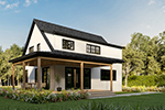 Traditional House Plan Rear Photo 02 - 032D-1184 - Shop House Plans and More