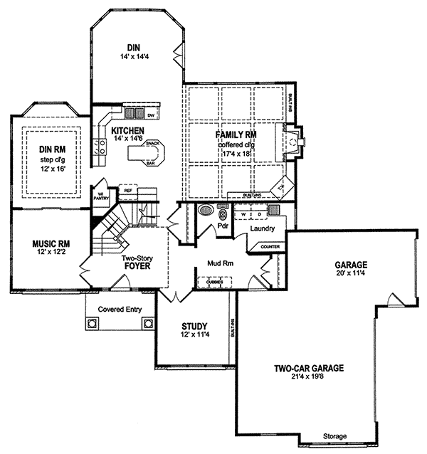 Grassland Country Farmhouse Plan 034D-0034 | House Plans and More