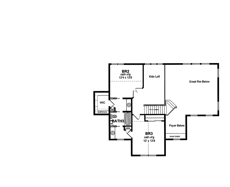 Eldorado Traditional Home Plan 034D-0051 - Search House Plans and More