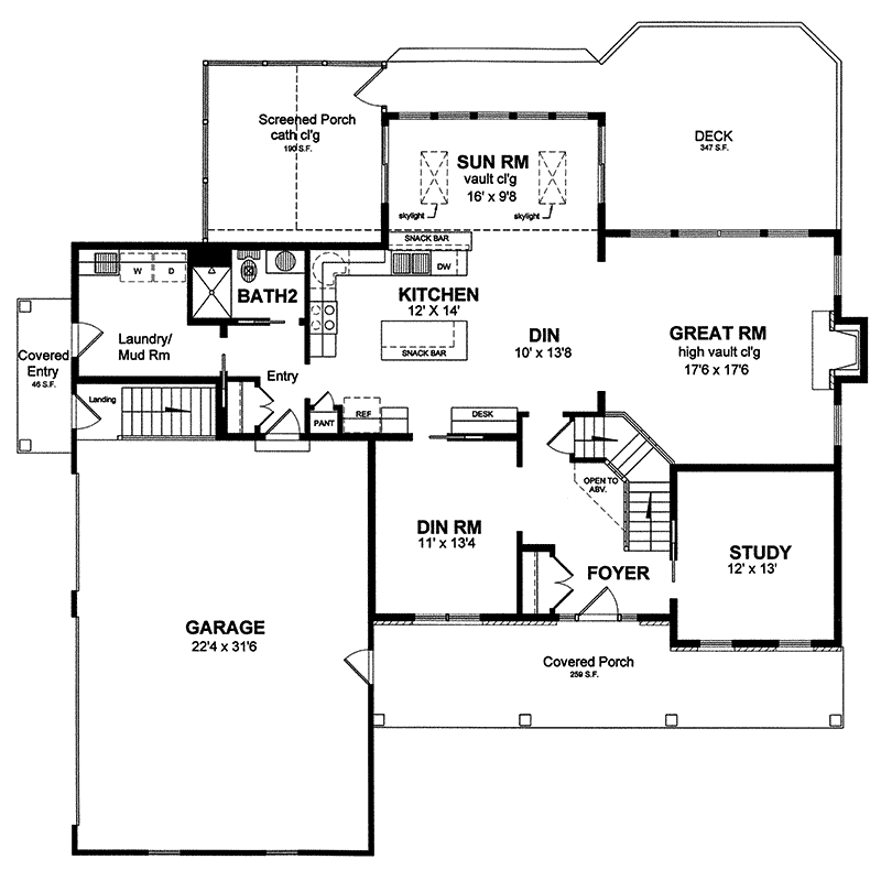 Lone Grove Colonial Home Plan 034D-0057 - Shop House Plans and More