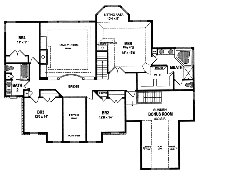 Bonham Place Colonial Farmhouse Plan 034D-0064 - Search House Plans and ...